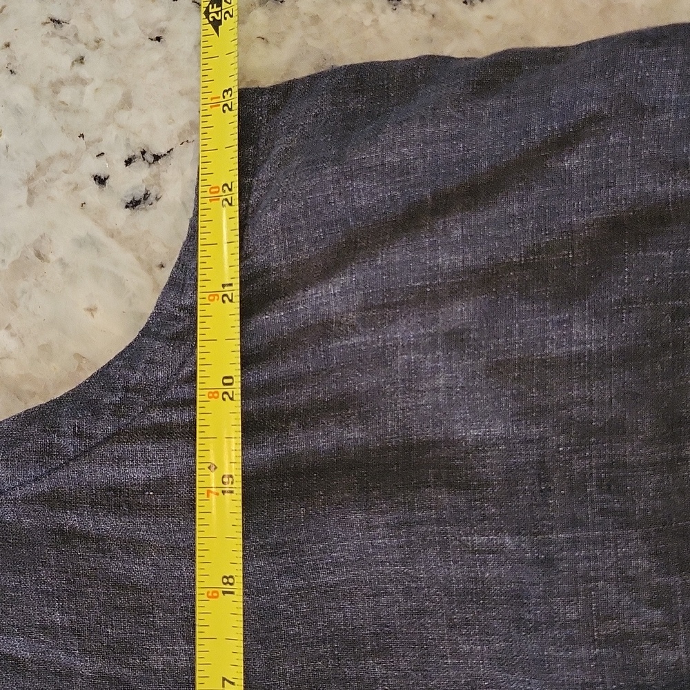 Eileen Fisher Charcoal Linen Vest and Pants Set - Picture 13 of 14